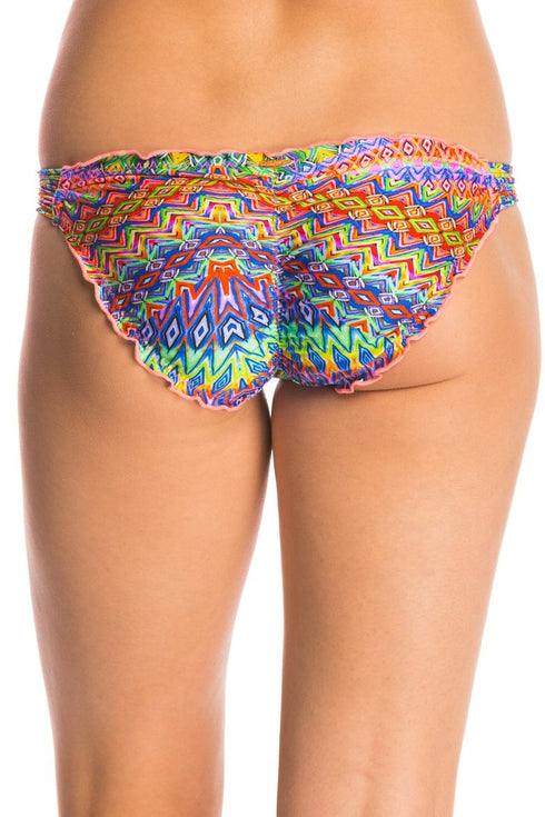 Luli Fama Free Love Strappy Full Ruched Back